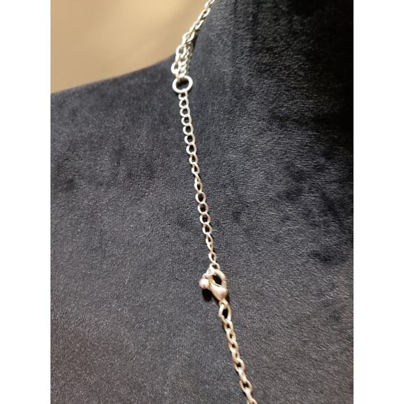 Women's Boho Abalone Style Pendant Necklace Beads Fringe Lobster Clasp - Picture 6 of 6